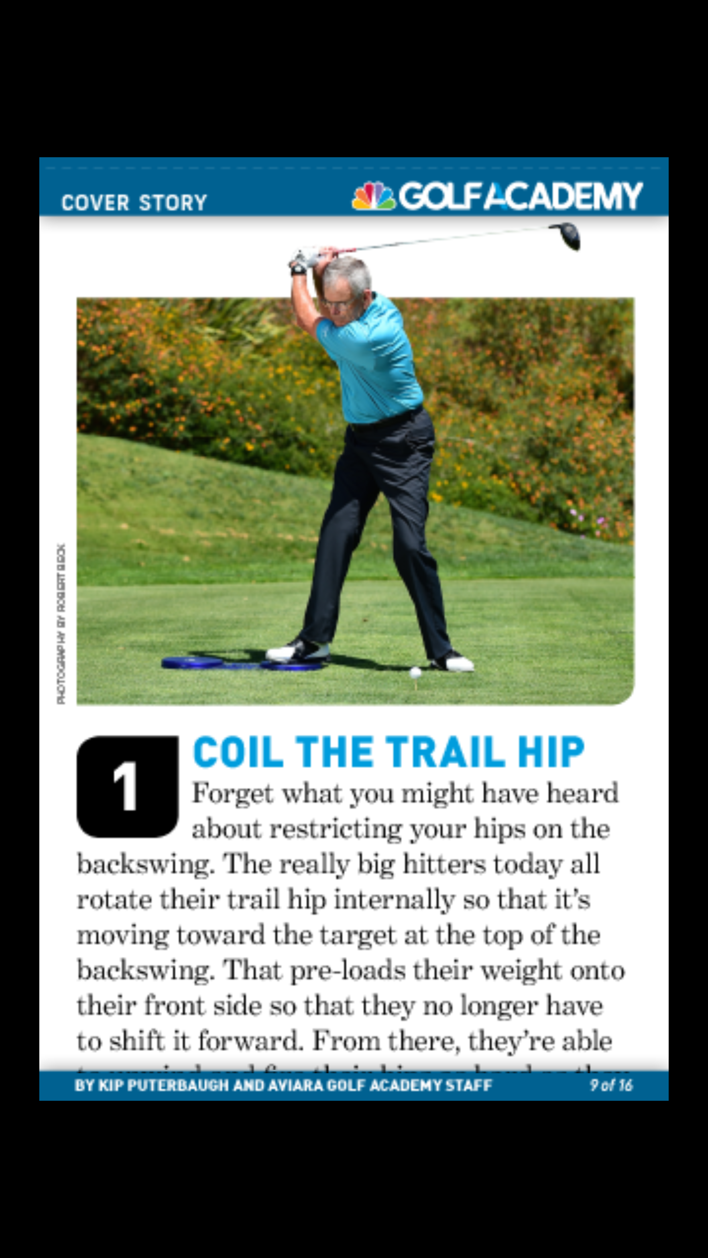 Android application Golf Channel Academy Magazine screenshort