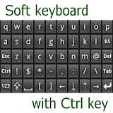 Keyboard with Ctrl key icon