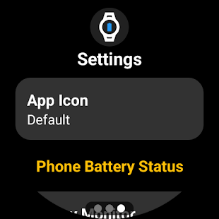 Phone Battery On Wear Screenshot