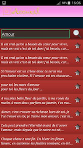 Captura de Pantalla 6 Lettre D'amour - SMS Romantiqu android