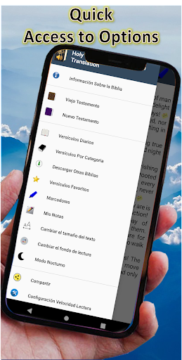 Android application Holy Bible TPT screenshort