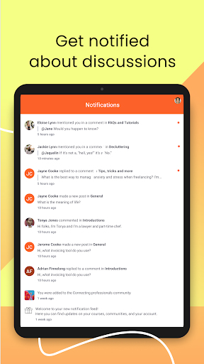 Screenshot of Thinkific
