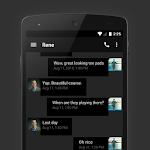 Cover Image of Download EvolveSMS Theme Hangout Dark 5.5.2 APK