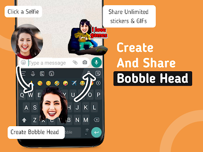 Bobble Keyboard Mod Apk Stickers, ғonts & Themes Mod 3