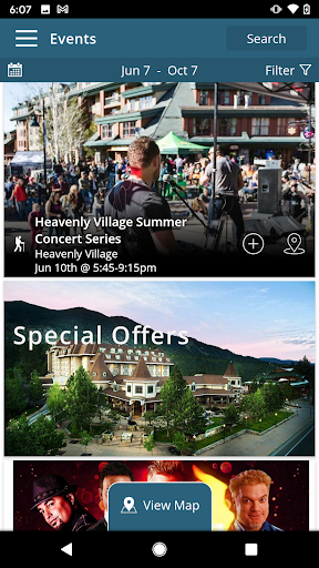 Screenshot of Visit Lake Tahoe