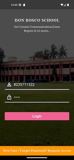 Android application Don Bosco School Purnea screenshort