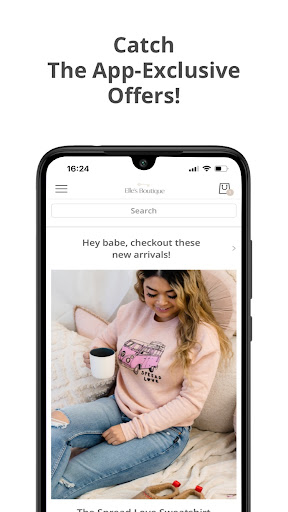 Android application Elle's Boutique screenshort