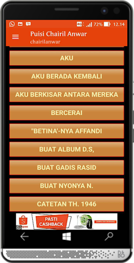 Kumpulan Puisi Khairil Anwar