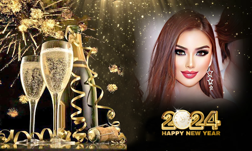 New year photo frame 2024 Screen 3
