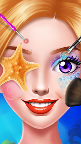 ASMR Mermaid Doll Makeup Salon 18