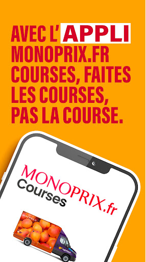 Android application Monoprix.fr Courses screenshort