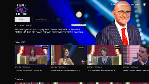 Mediaset Infinity TV screenshot 16