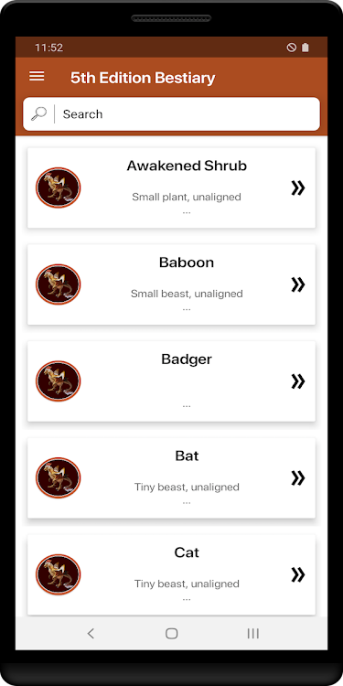 5th Edition Bestiary - 1.3 - (Android)