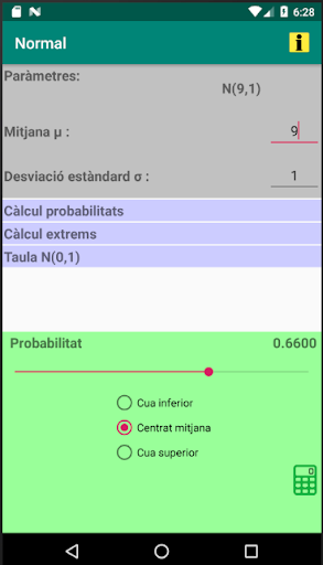 Distribució Normal Screen 3