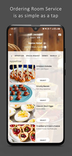 Servio - Hotel Service App Screen 3