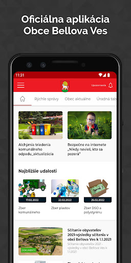 Android application Bellova Ves screenshort
