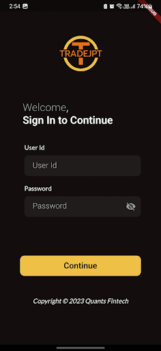 Android application TradeJPT screenshort