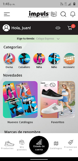 Android application Impuls Móvil 2.0 screenshort