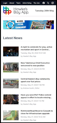 Android application Hawke's Bay App screenshort