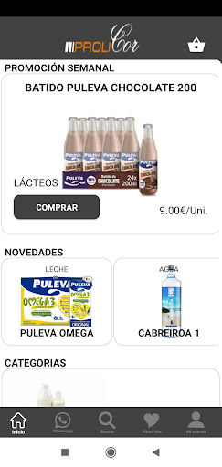Android application Prolicor screenshort