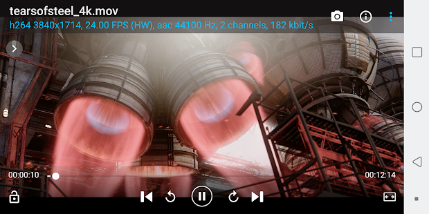 BSPlayer Pro Captura de pantalla