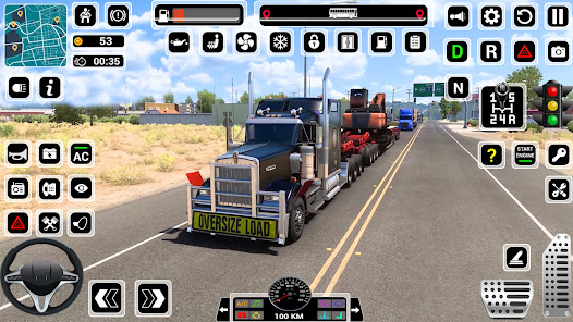 Captura 16 American Truck Driving Game 3D android