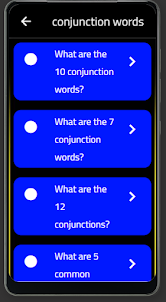 conjunction words