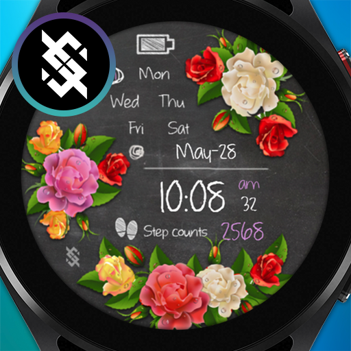 BFF57- Blackboard Art Flower logo