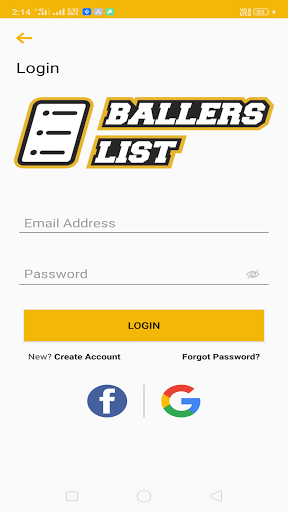 Ballers List Screen 3