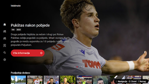 Hajduk Digital TV Screen 2