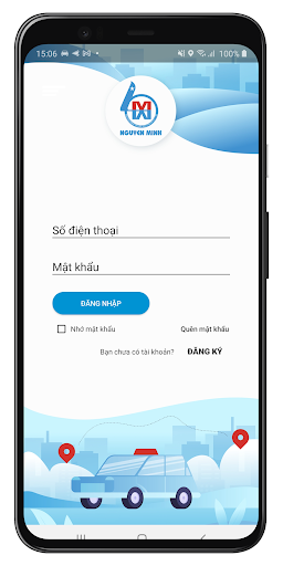 Android application Taxi Nguyên Minh screenshort