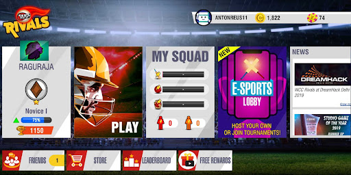 Android application WCC Rivals Cricket Multiplayer screenshort