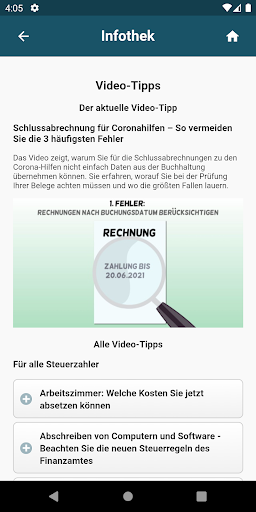 Bricusse-Gerdes App Screen 3