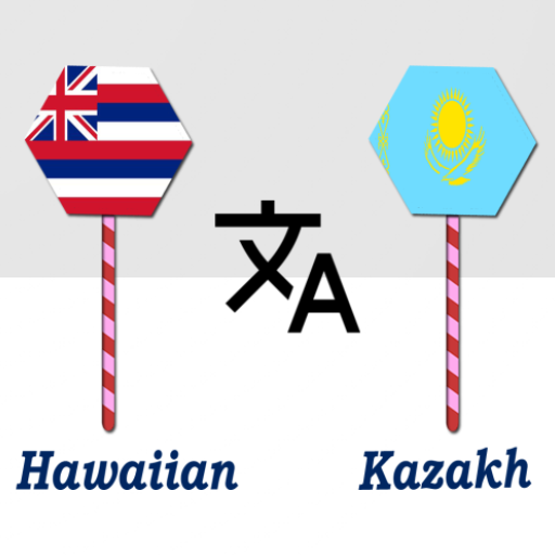 Hawaiian To Kazakh Translator logo