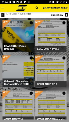ESAB Ignite Screen 3