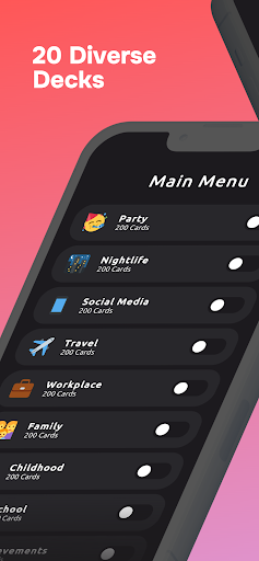 Android application Have You Ever? The Party Game screenshort