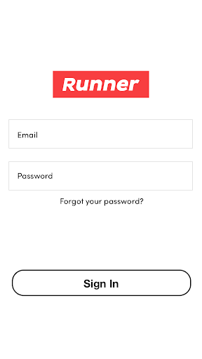 Android application Runner Courier screenshort