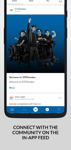 Screenshot of STEPtember