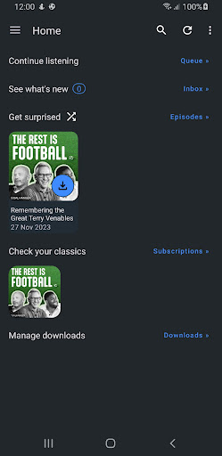 HiddenCast - podcast player Screen 3