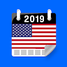VaCalendar:  US Calendar 2019 Federal Holidays