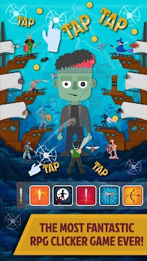 #2. Battle For Hero:Tap Game (Android) By: WTech Studio