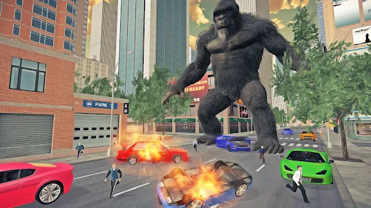 Superhero Kong Vs Mecha Kaiju