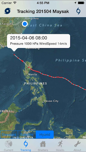 Hurricane and Typhoon Track