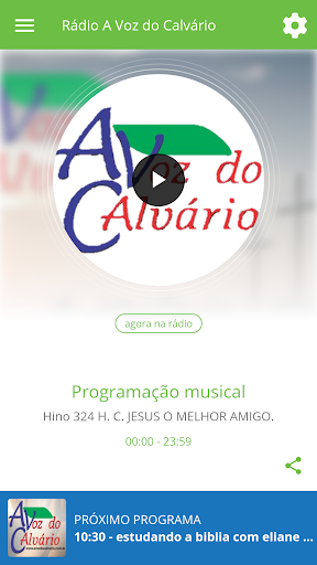 Android application Rádio A Voz do Calvário screenshort