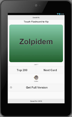 Pharmacy Flashcards Demo - Screenshot 3