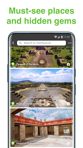 Teotihuacán SmartGuide Screen 3