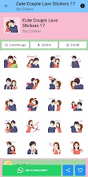 Romantic Couple Love Stickers For WhatsApp