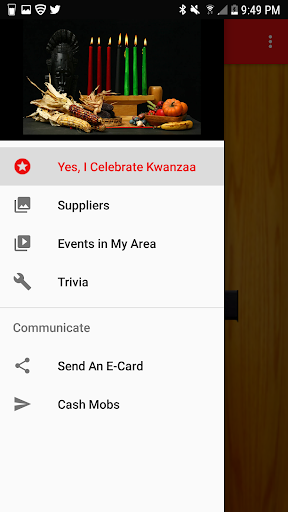 Android application Kwanzaa 360 screenshort
