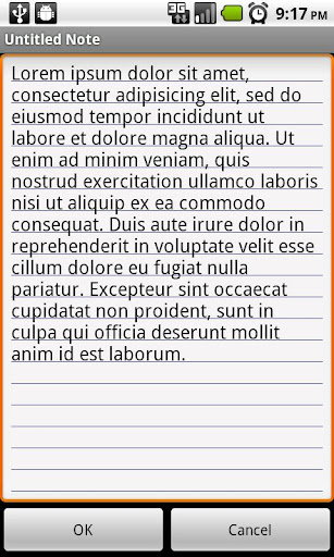 JetNote Screen 2