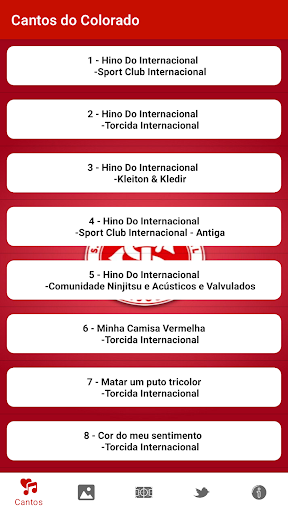 Android application Torcida do Colorado. screenshort